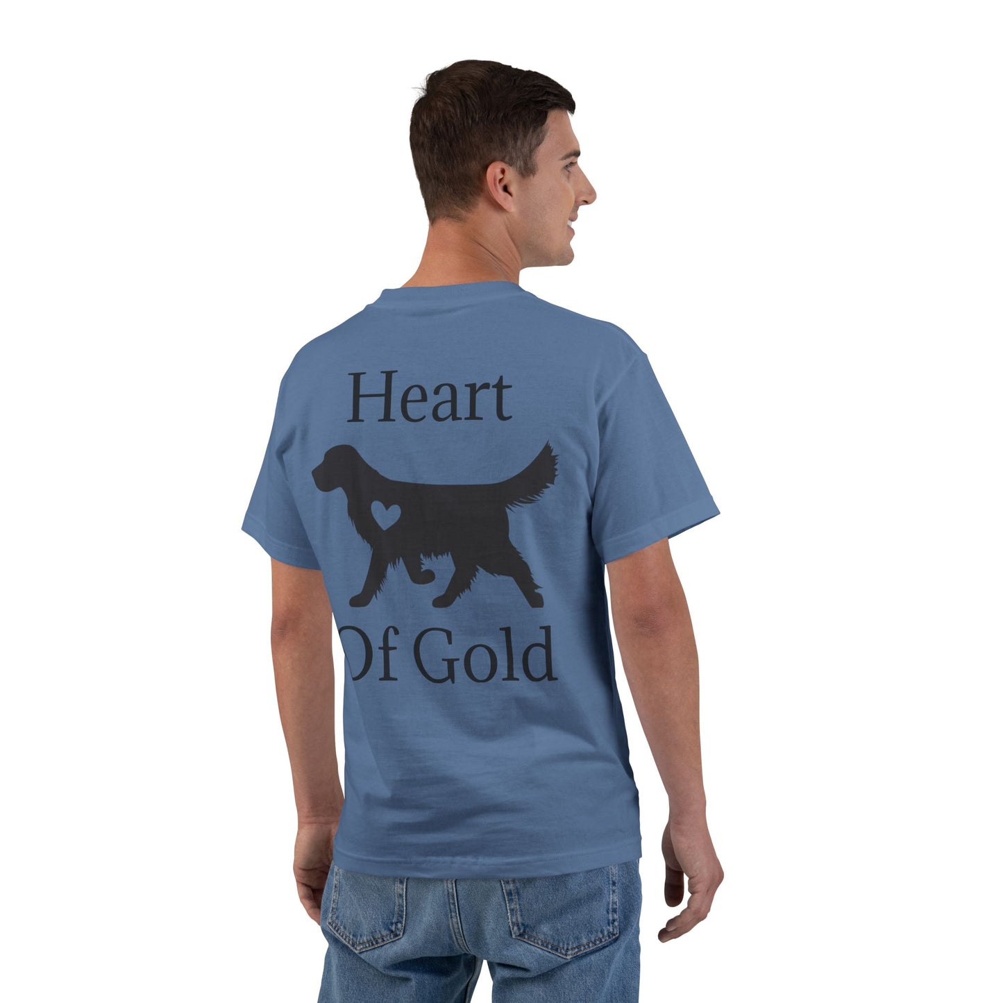 Heart Of Gold Men's Short-Sleeve Crewneck Tee