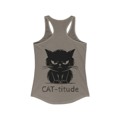 CAT-titude Women's Racerback Tank