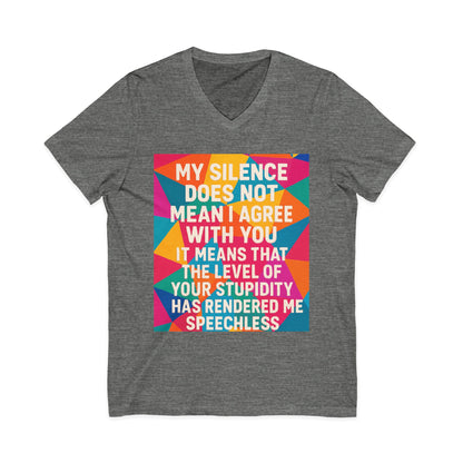 Speechless Unisex Short Sleeve V-Neck Tee
