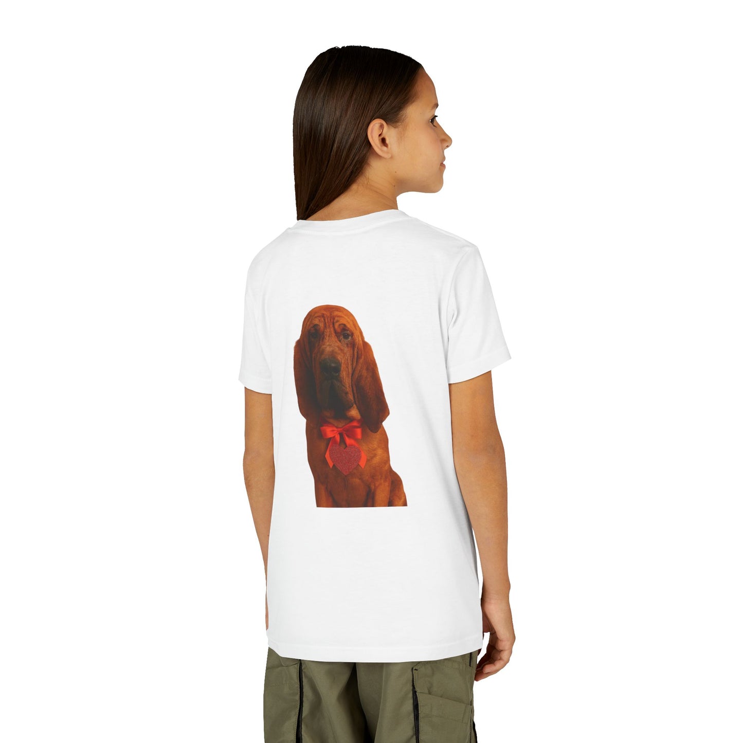 Cupid's Companion Bloodhound Youth Unisex Short Sleeve Crewneck Tee