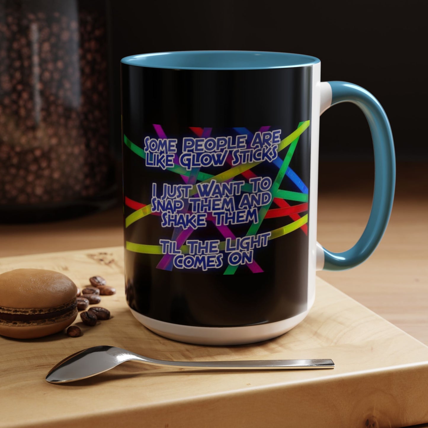 Glow Sticks 2-Tone Coffee Mug