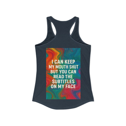 Subtitles Women's Racerback Tank