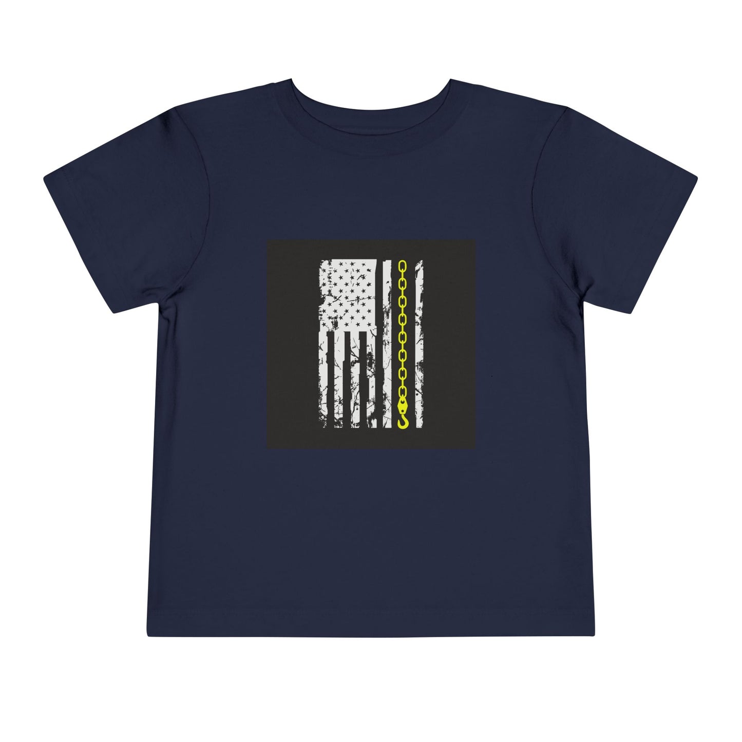 Thin Yellow Line Toddler Unisex Short Sleeve Crewneck Tee
