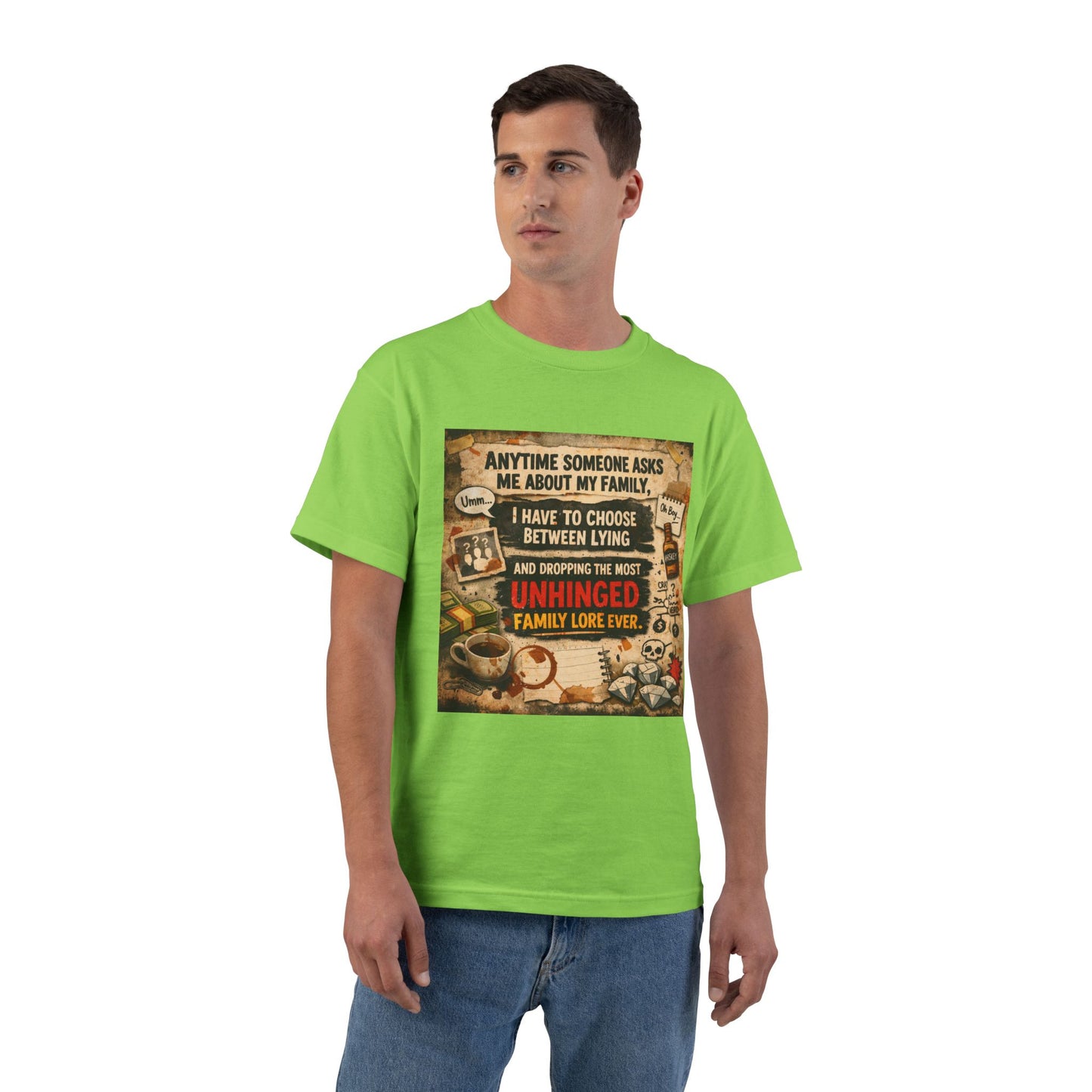 Unhinged Family Men's Short-Sleeve Crewneck Tee