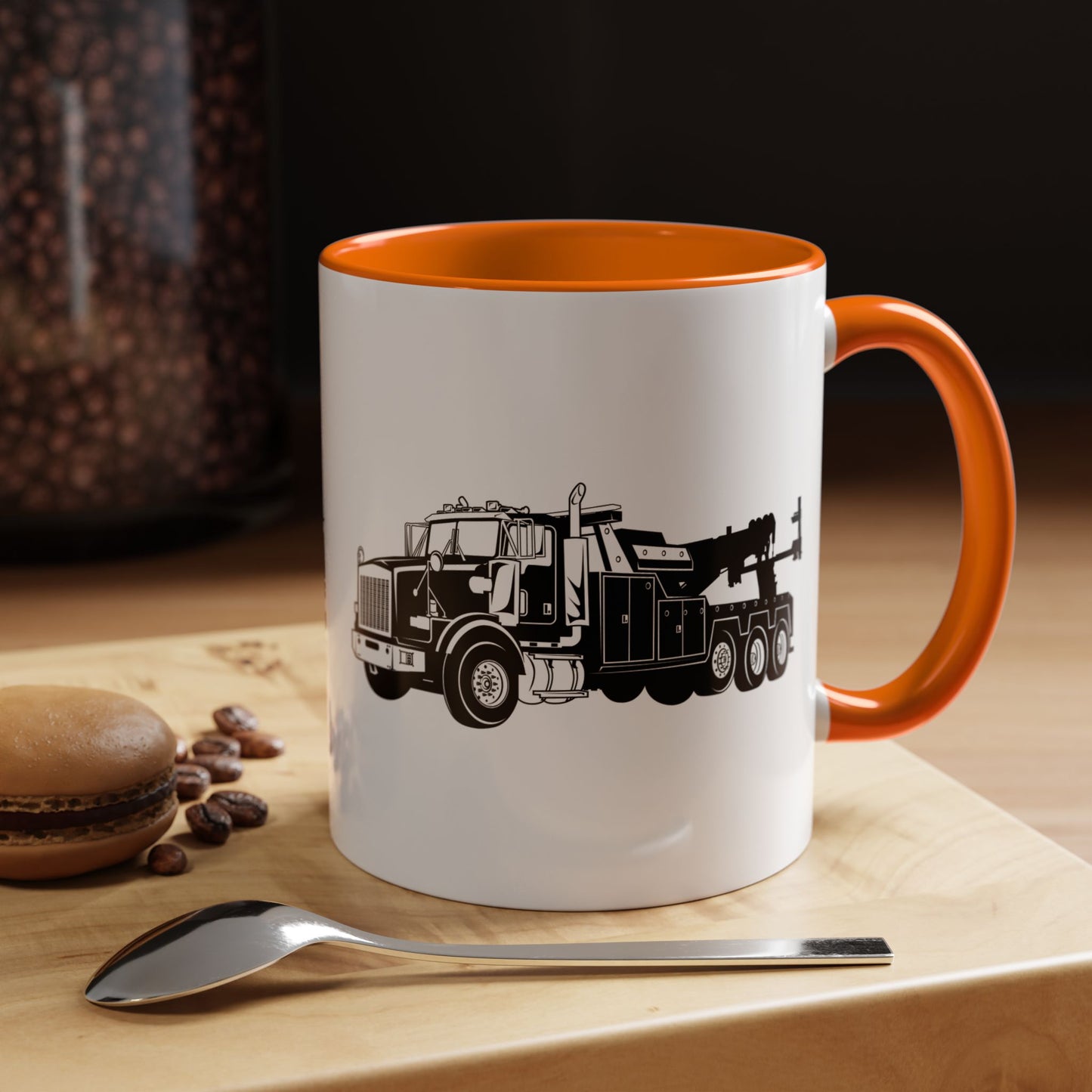Heavy Tow Truck 2-Tone Coffee Mug