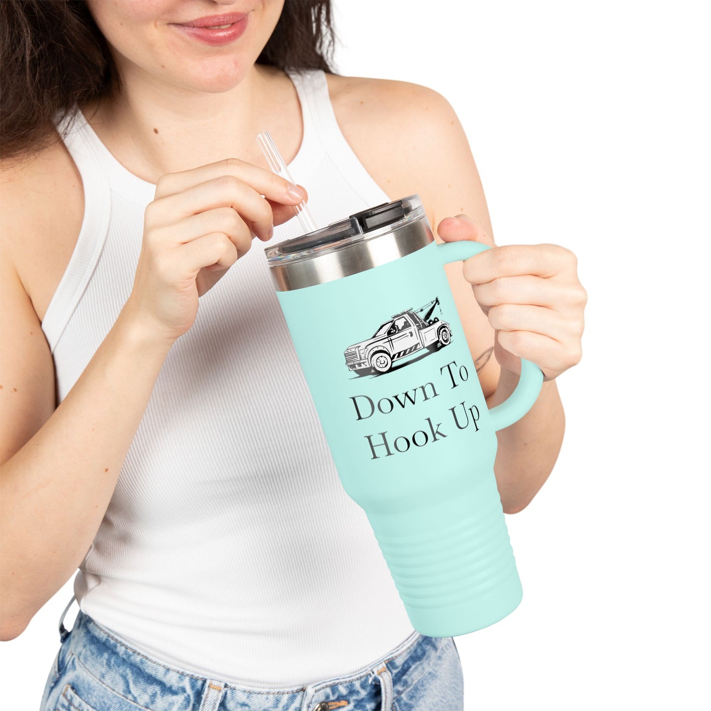 Down To Hook Up Insulated Travel Mug