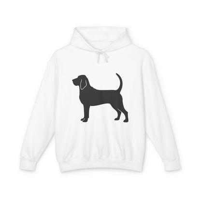 Bloodhound Silhouette Unisex Lightweight Hoodie