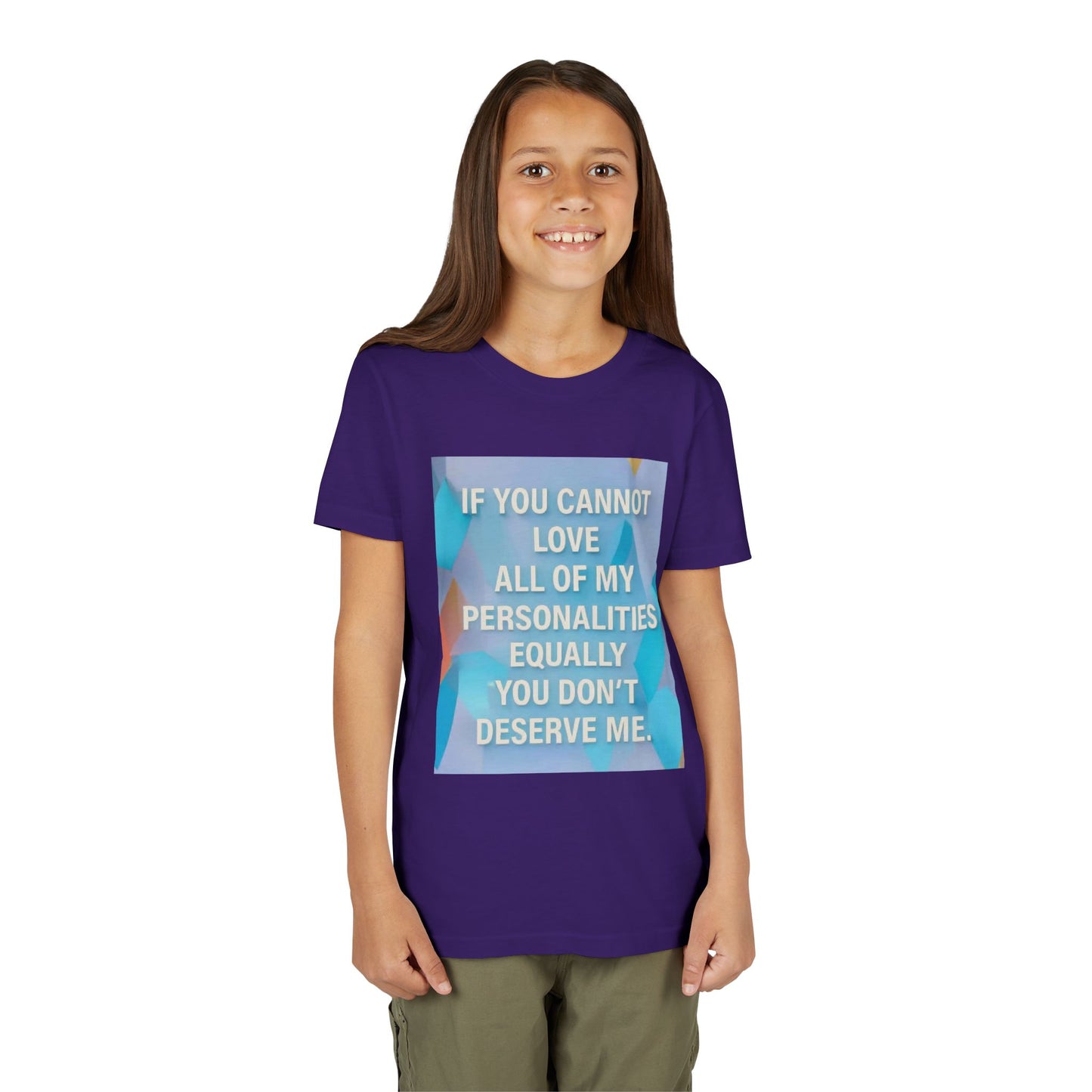 All Of My Personalities Youth Unisex Short Sleeve Crewneck Tee