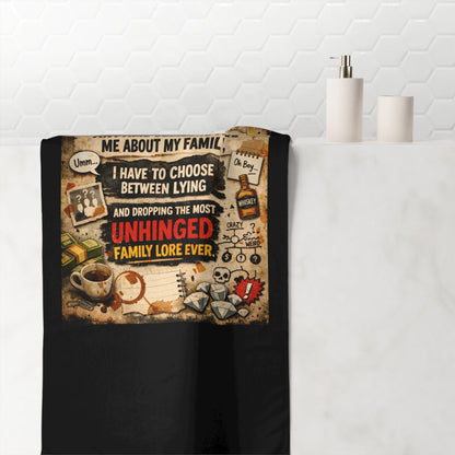 Unhinged Family Mink-Cotton  Beach Towel