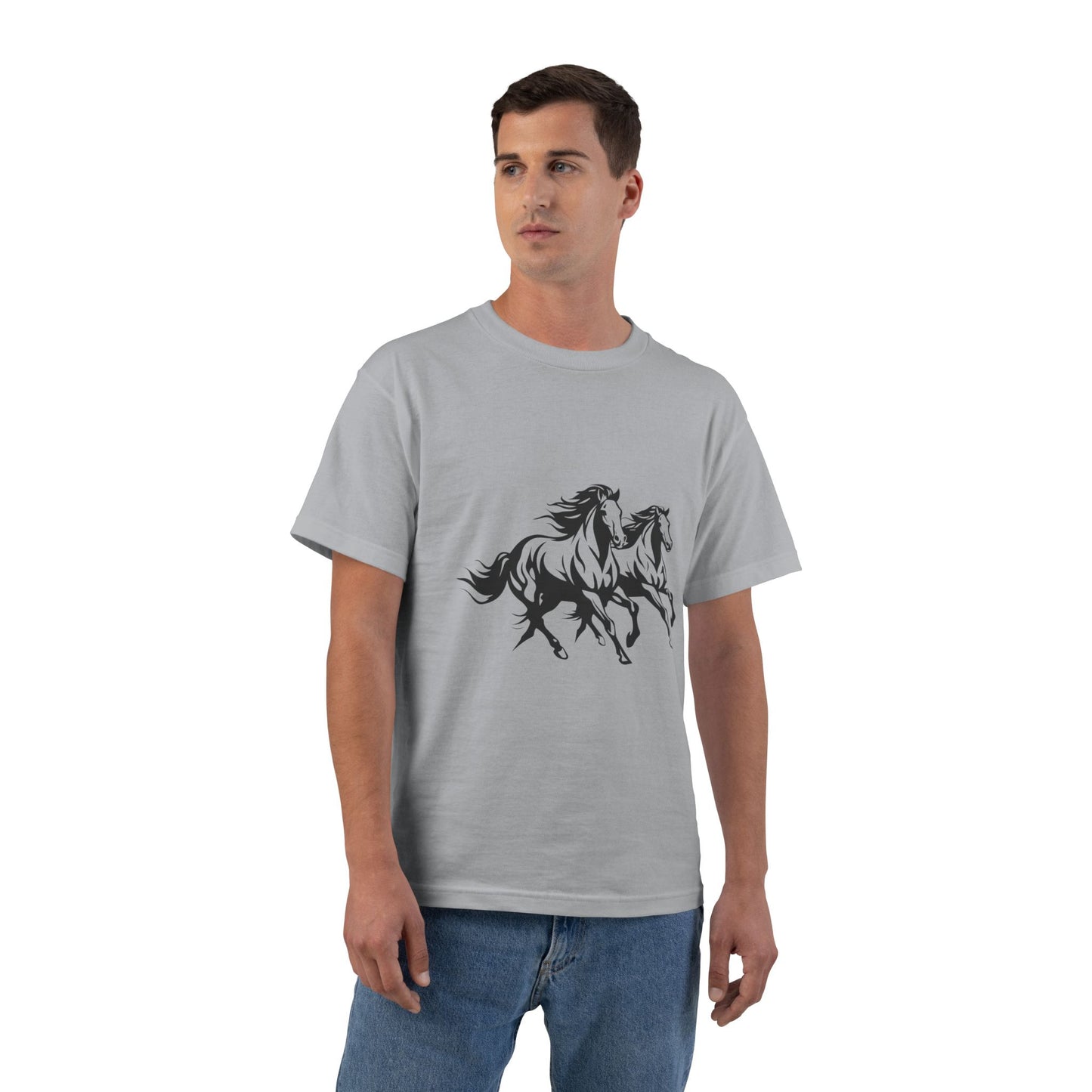 Horsin' Around Men's Short-Sleeve Crewneck Tee