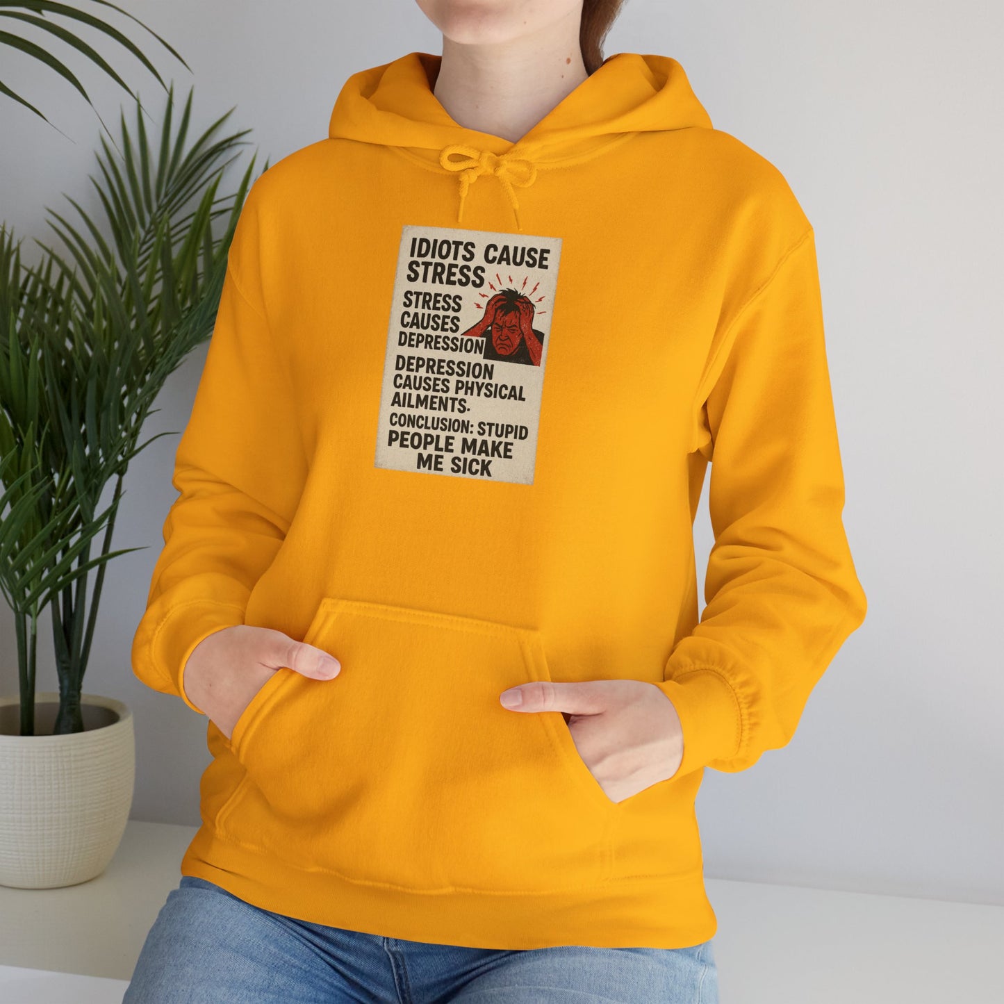 Stupid People Unisex Hoodie