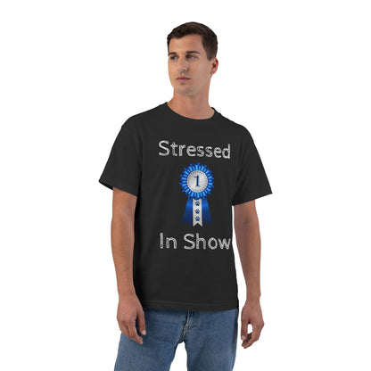 Stressed In Show Men's Short-Sleeve Crewneck Tee