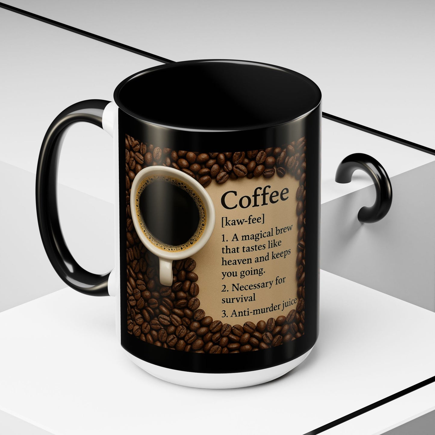 Coffee Definition 2-Tone Coffee Mug