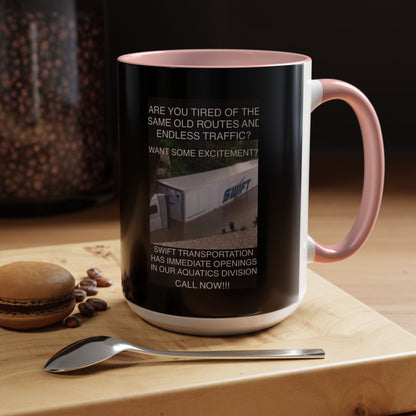 Swift Aquatics 2-Tone Coffee Mug