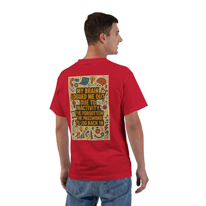 Logged Out Men's Short-Sleeve Crewneck Tee