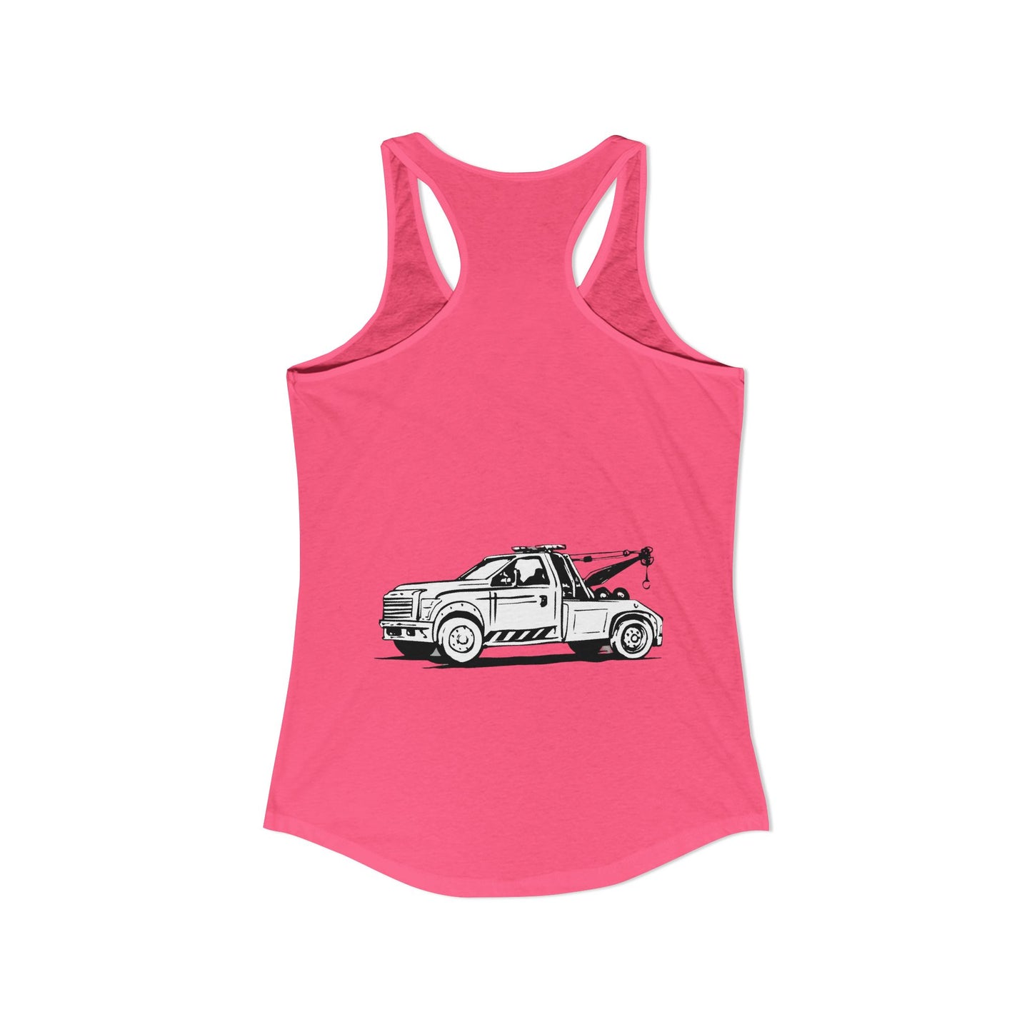 Wheel Lift Tow Truck Women's Racerback Tank