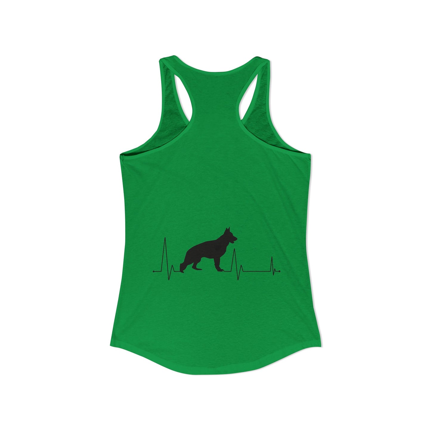 My Heart Beats For German Shepherds Women's Racerback Tank