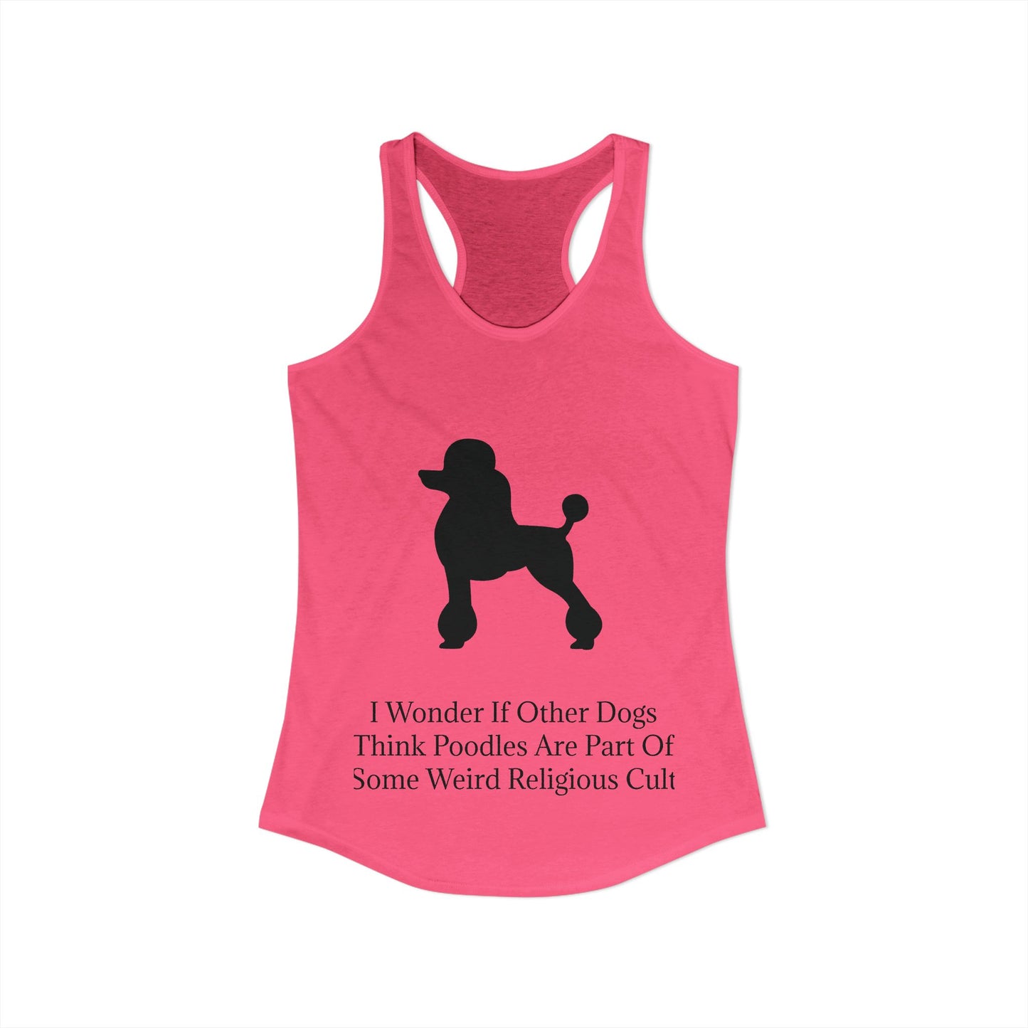 I Wonder Women's Racerback Tank