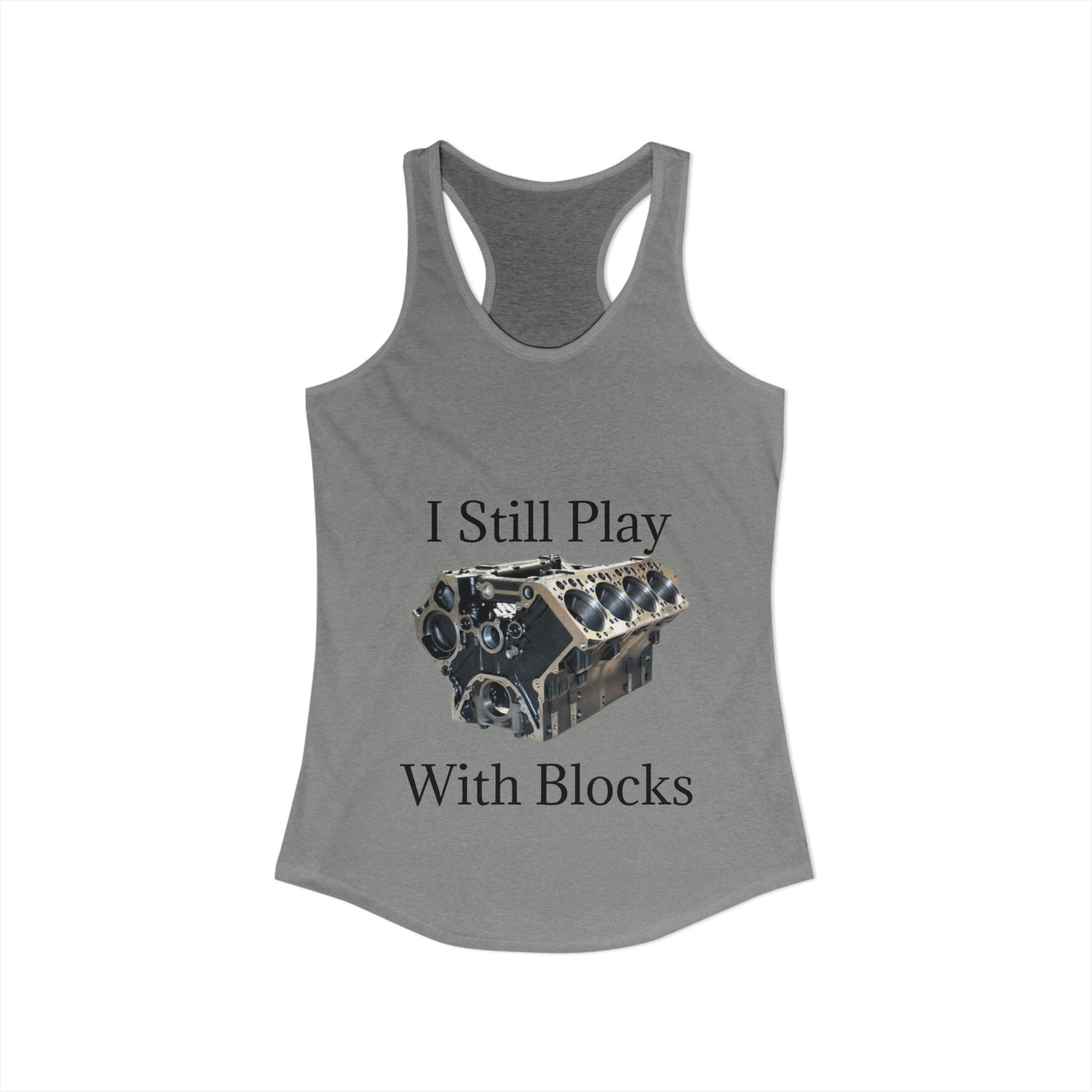 Play With Blocks Women's Racerback Tank