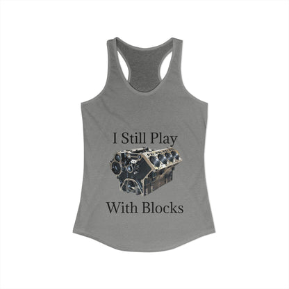 Play With Blocks Women's Racerback Tank