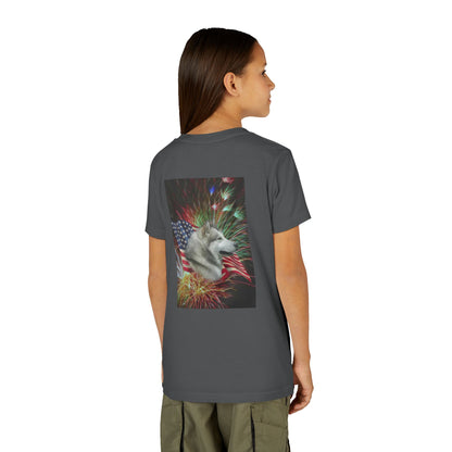 American Malamute Youth Unisex Short Sleeve Crewneck Tee