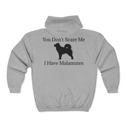 You Don't Scare Me Unisex Full Zip Hoodie