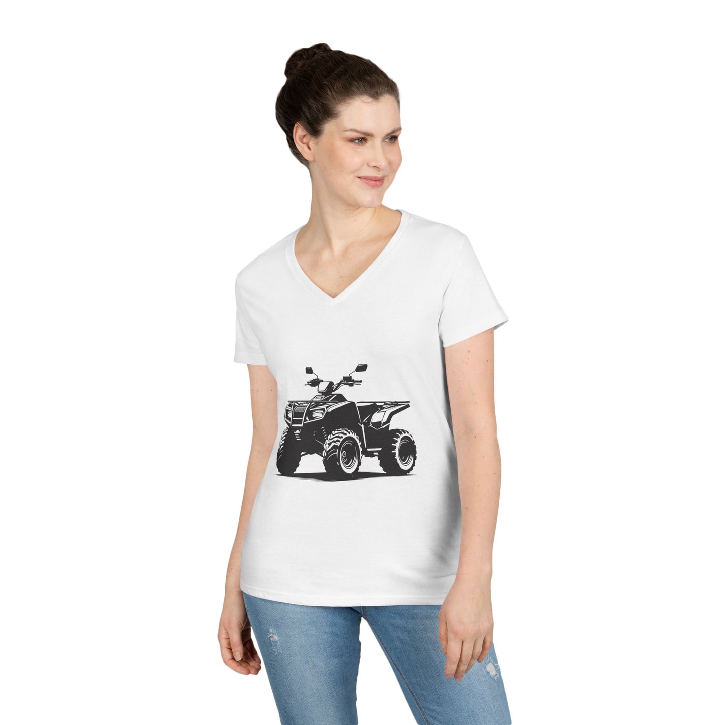 Off The Beaten Path Quad Women's V-Neck T-Shirt