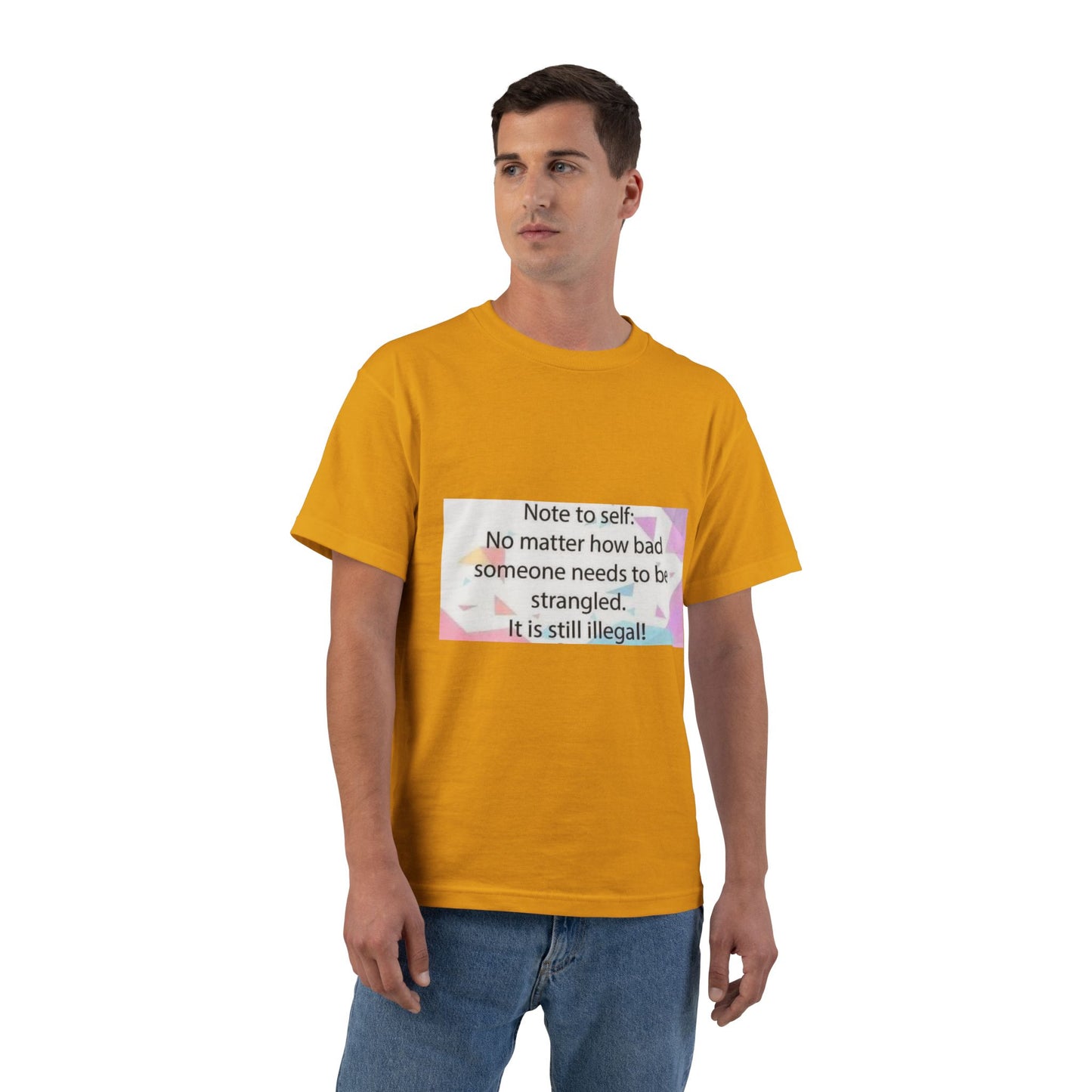 Note To Self Men's Short-Sleeve Crewneck Tee