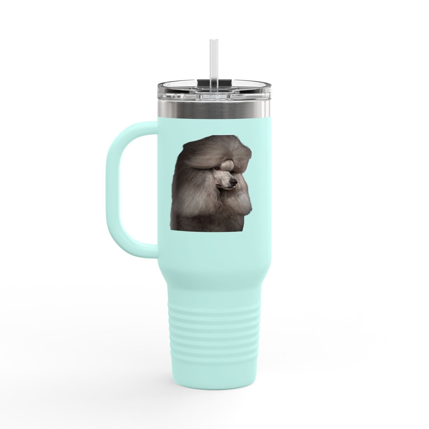 Poodle Head Insulated Travel Mug