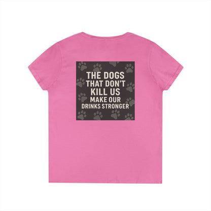 Drinks Stronger Women's V-Neck T-Shirt