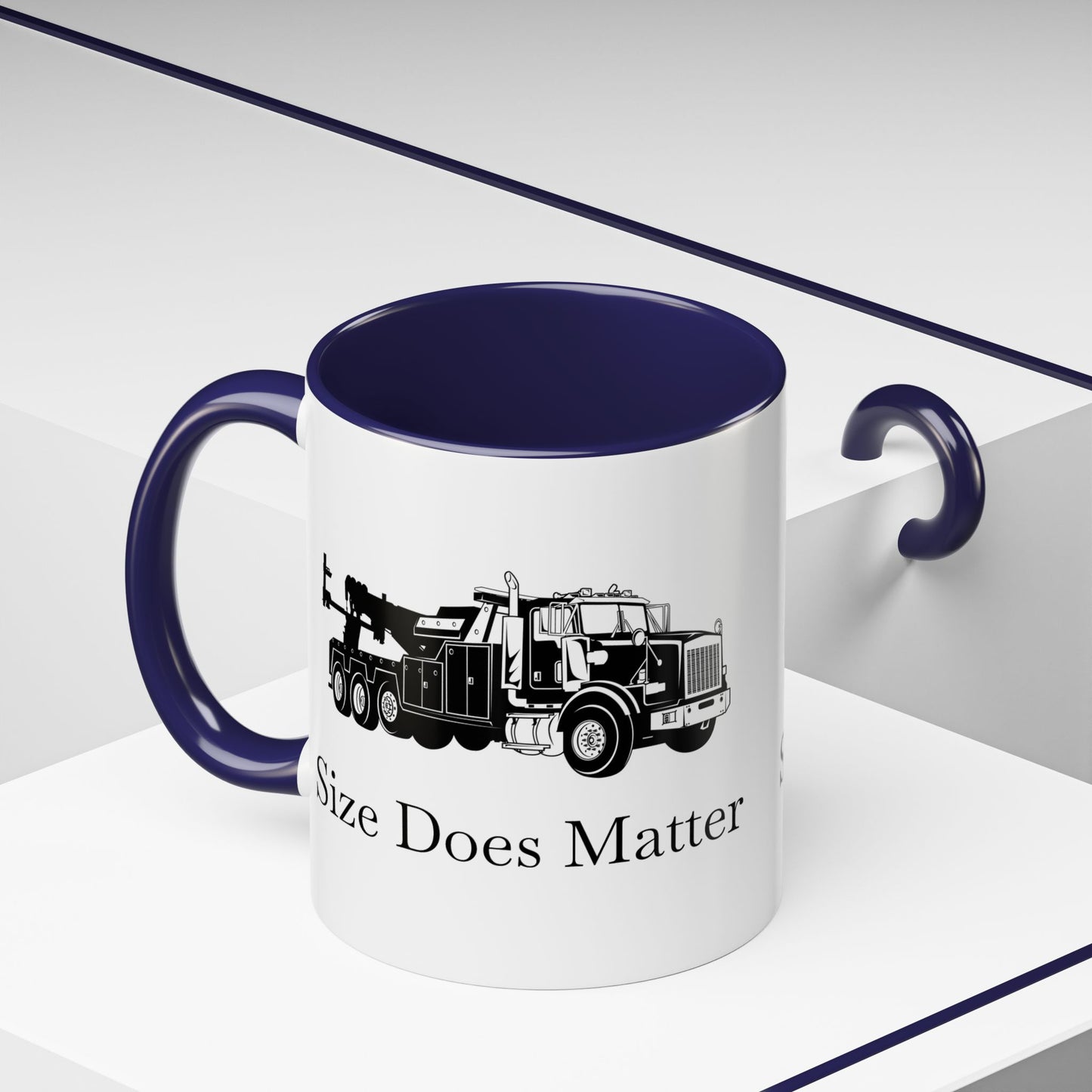 Size Does Matter 2-Tone Coffee Mug