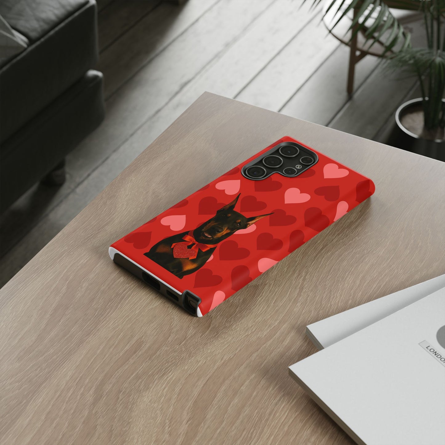Cupid's Companion Doberman Samsung Case