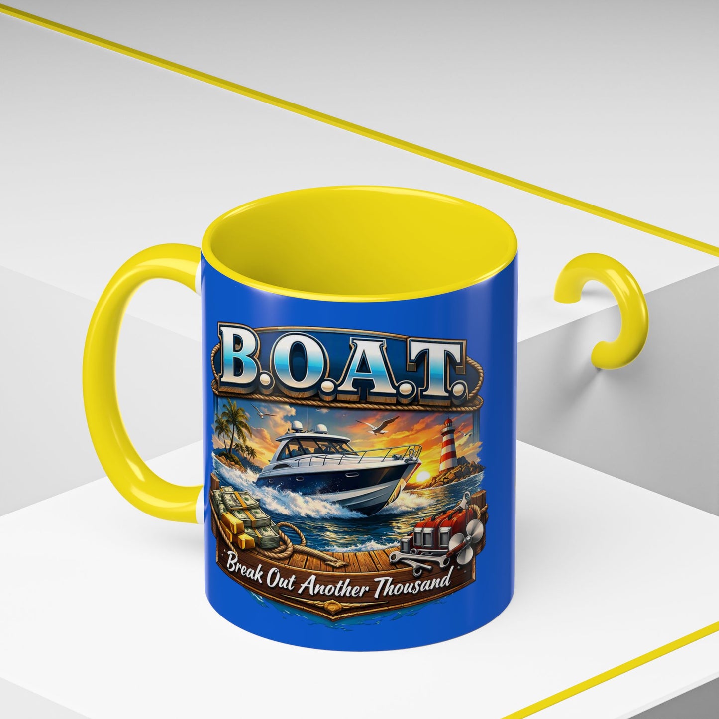 B.O.A.T. 2-Tone Coffee Mug