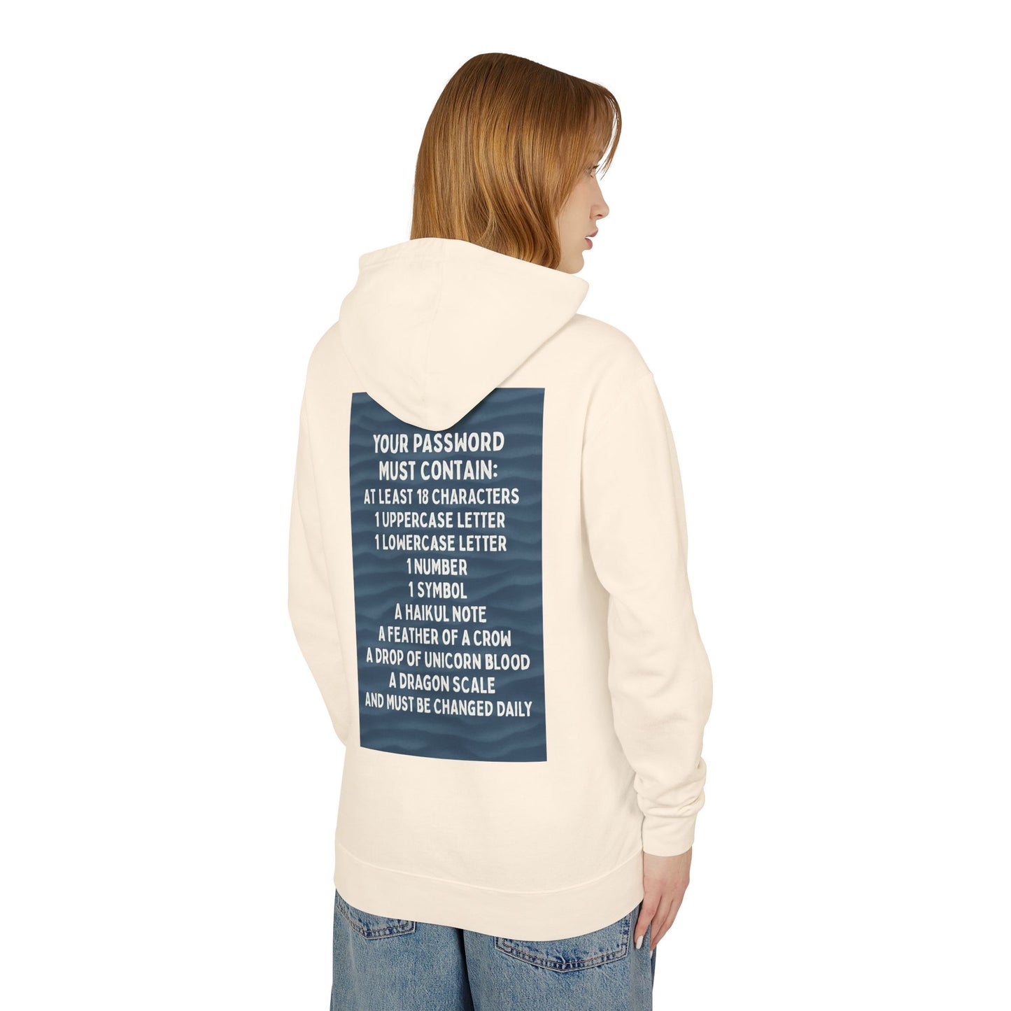 Password Unisex Lightweight Hoodie