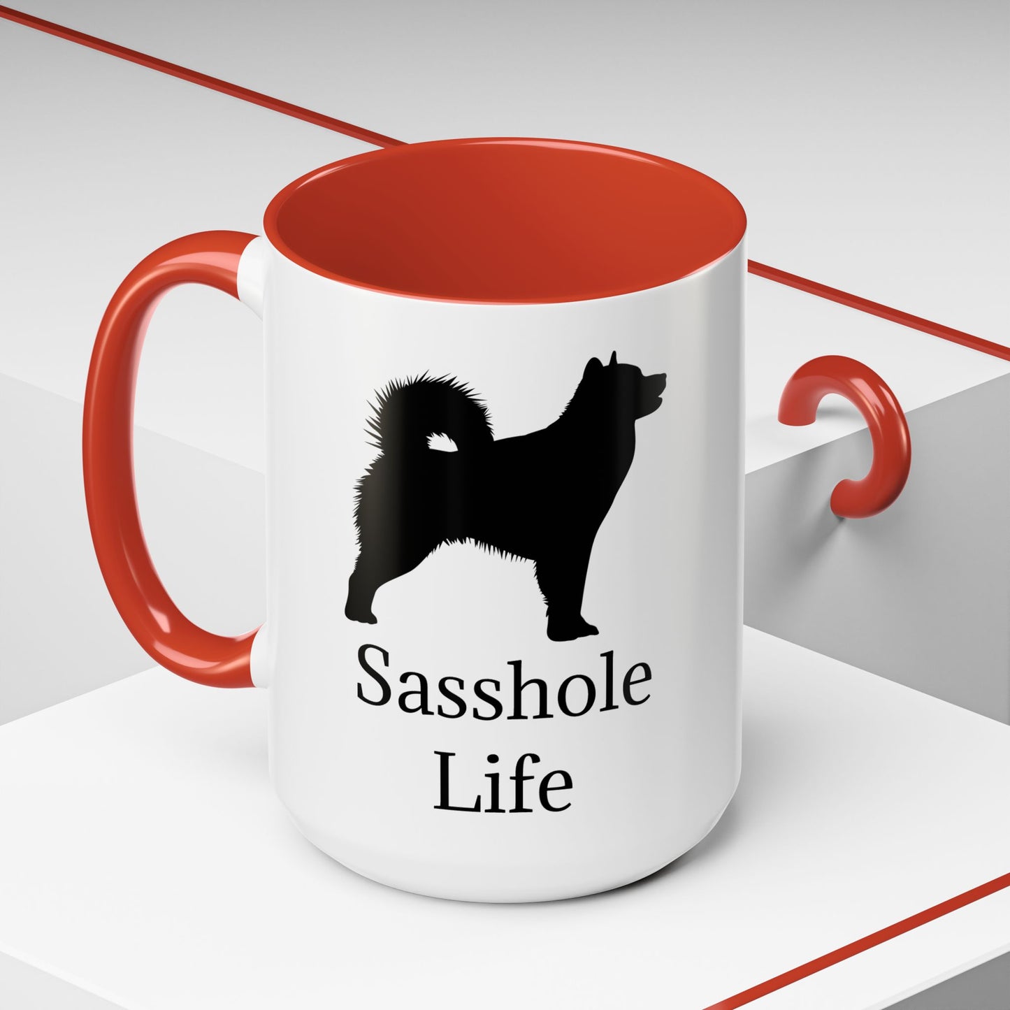 Sasshole Life 2-Tone Coffee Mug