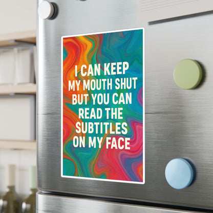 Subtitles Vinyl Decal