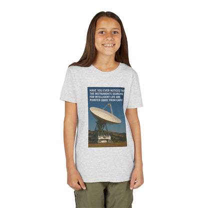 Intelligent Life Youth Unisex Short Sleeve Crewneck Tee