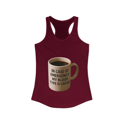 Blood Type Women's Racerback Tank