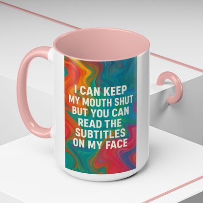 Subtitles 2-Tone Coffee Mug