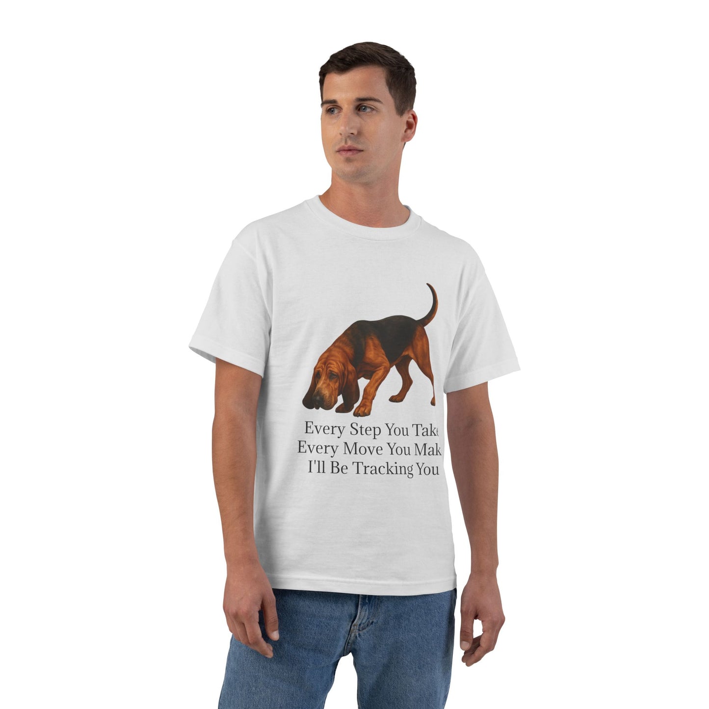 Tracking You Men's Short-Sleeve Crewneck Tee
