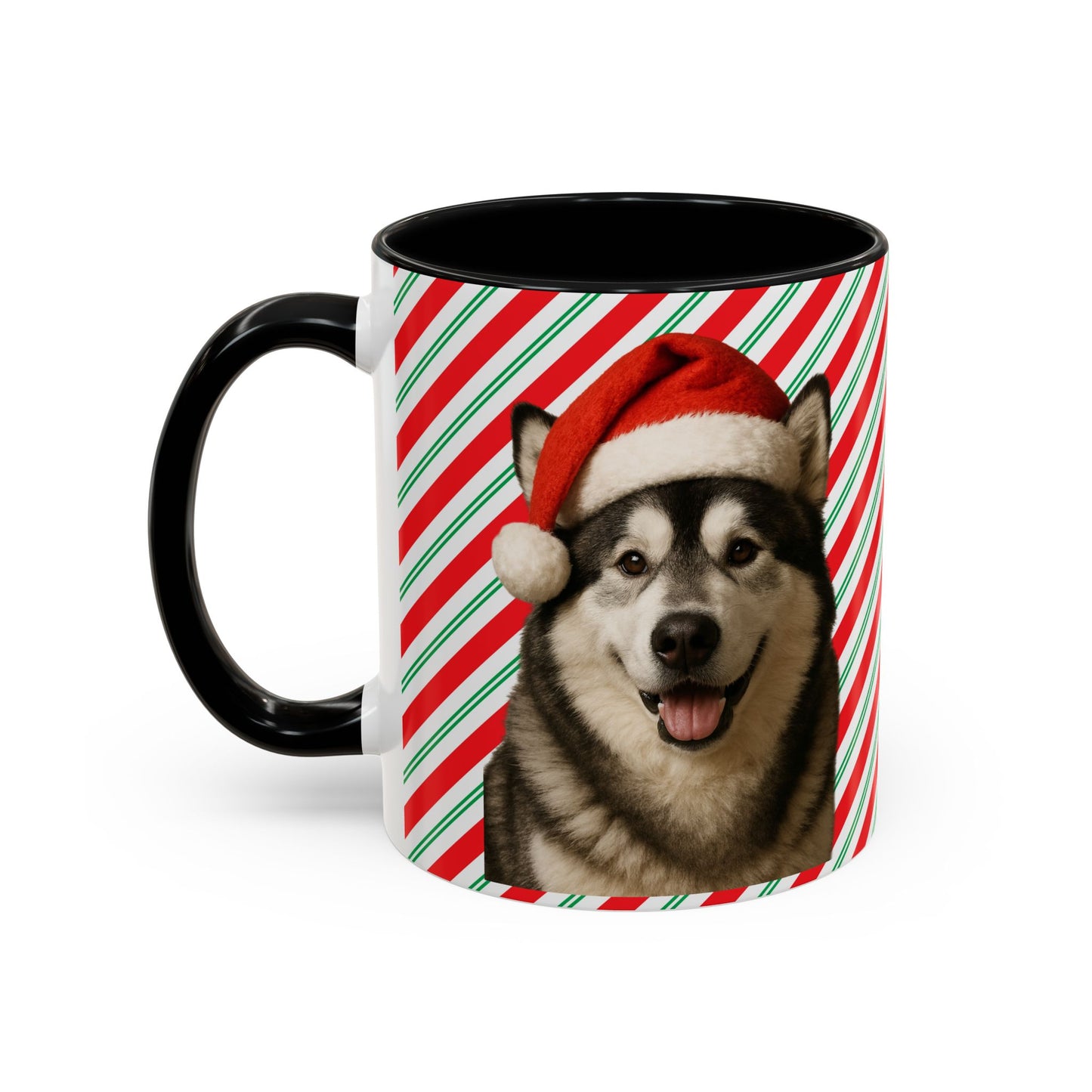 Santa Paws Malamute 2-Tone Coffee Mug