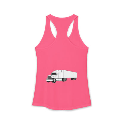 Semi Truck Women's Racerback Tank
