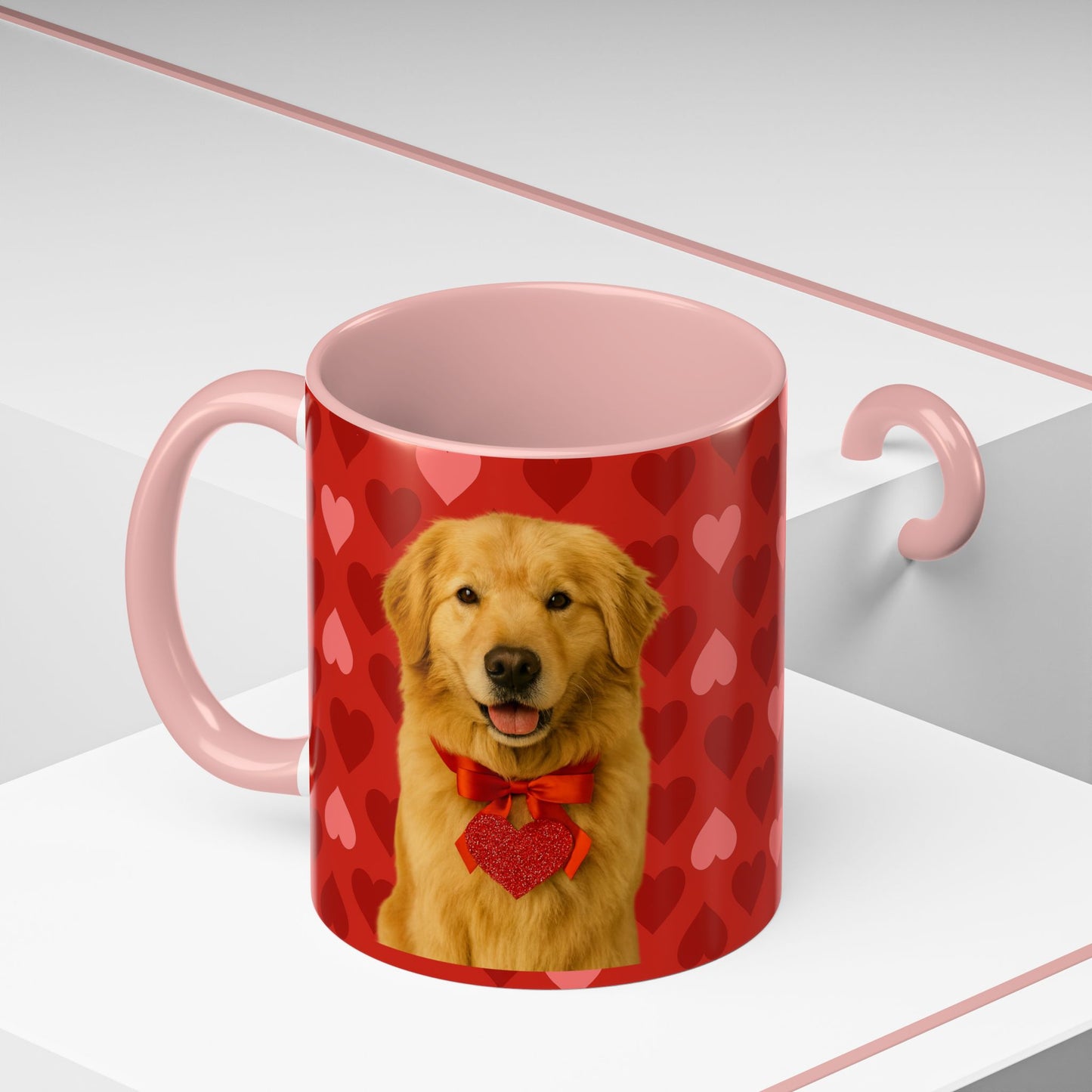 Cupid's Companion Golden 2-Tone Coffee Mug
