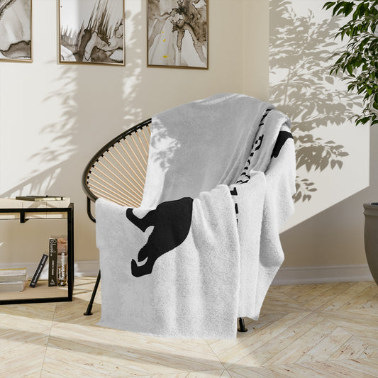 Bad Guy Velveteen Microfiber Blanket