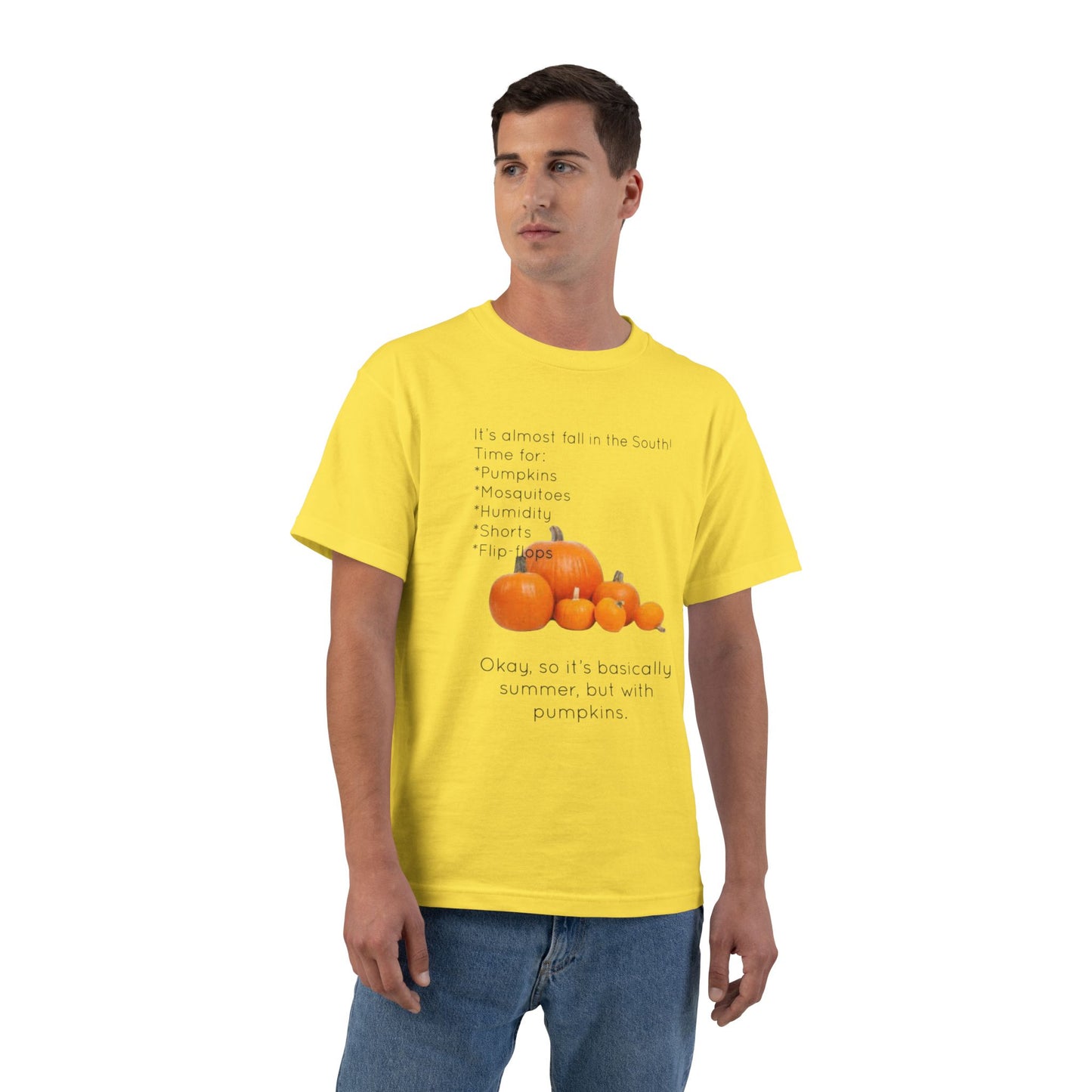 Fall In The South Men's Short-Sleeve Crewneck Tee