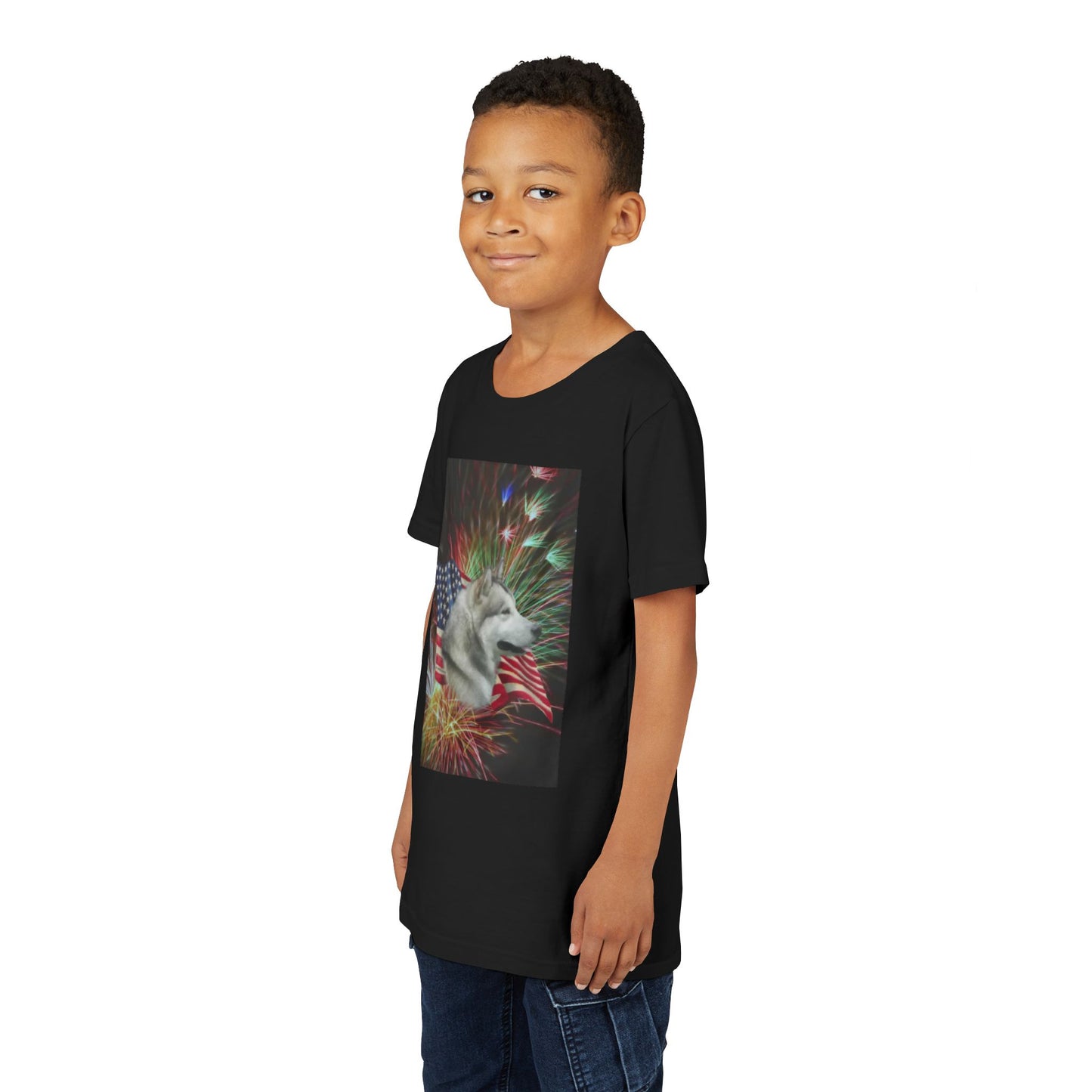 American Malamute Youth Unisex Short Sleeve Crewneck Tee