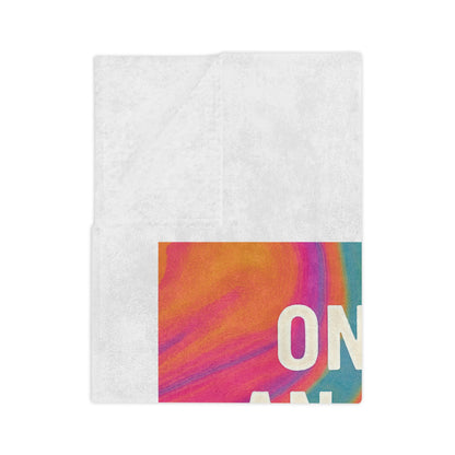 Fix My Face Velveteen Microfiber Blanket