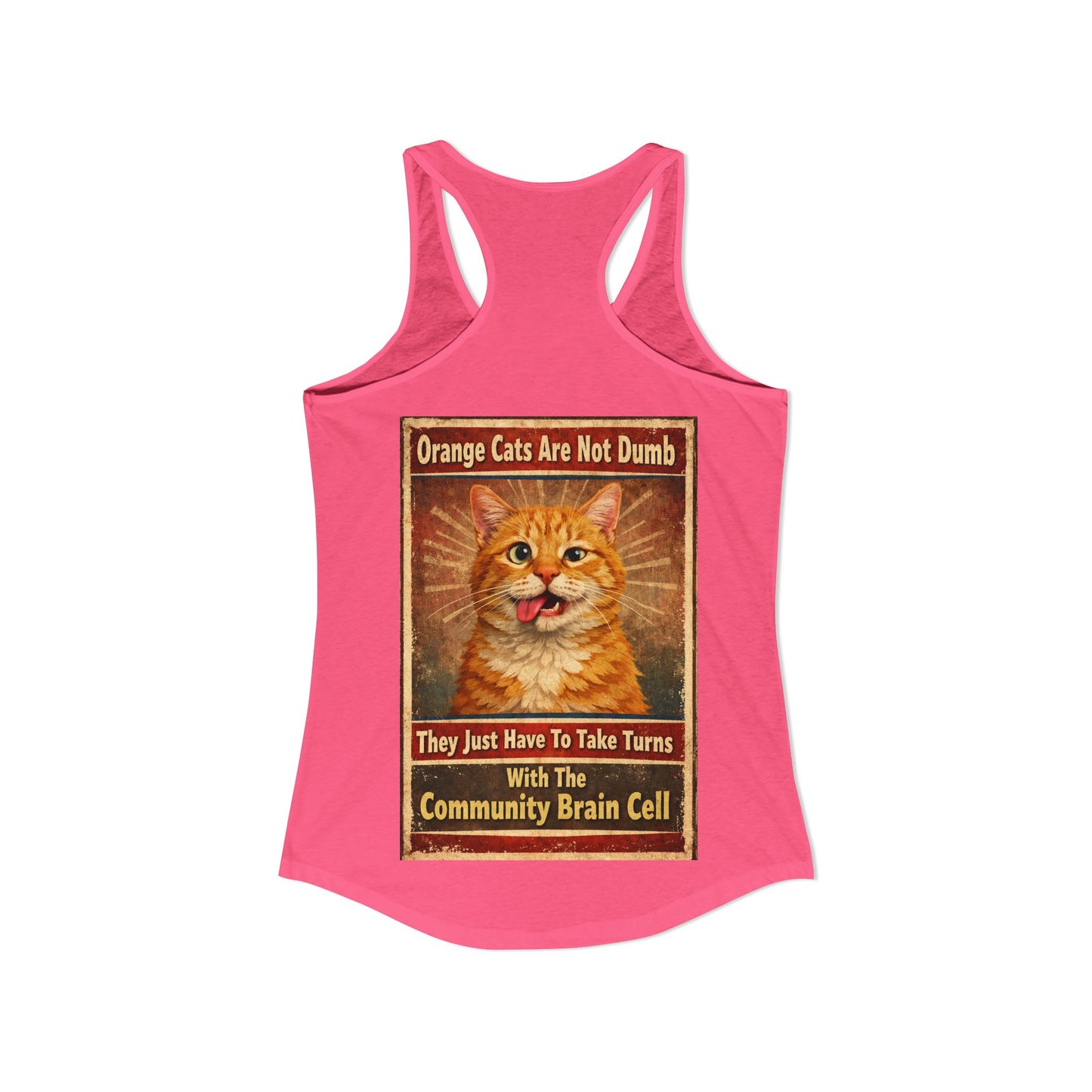 Community Brain Cell Women's Racerback Tank