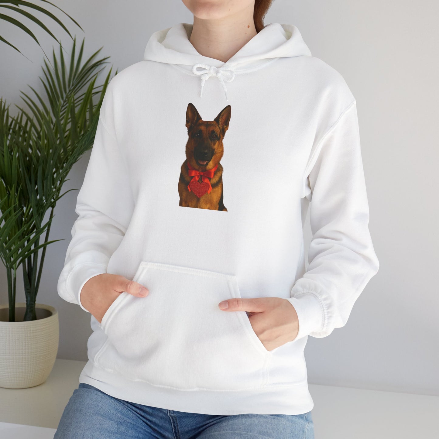 Cupid's Companion German Shepherd Unisex Hoodie