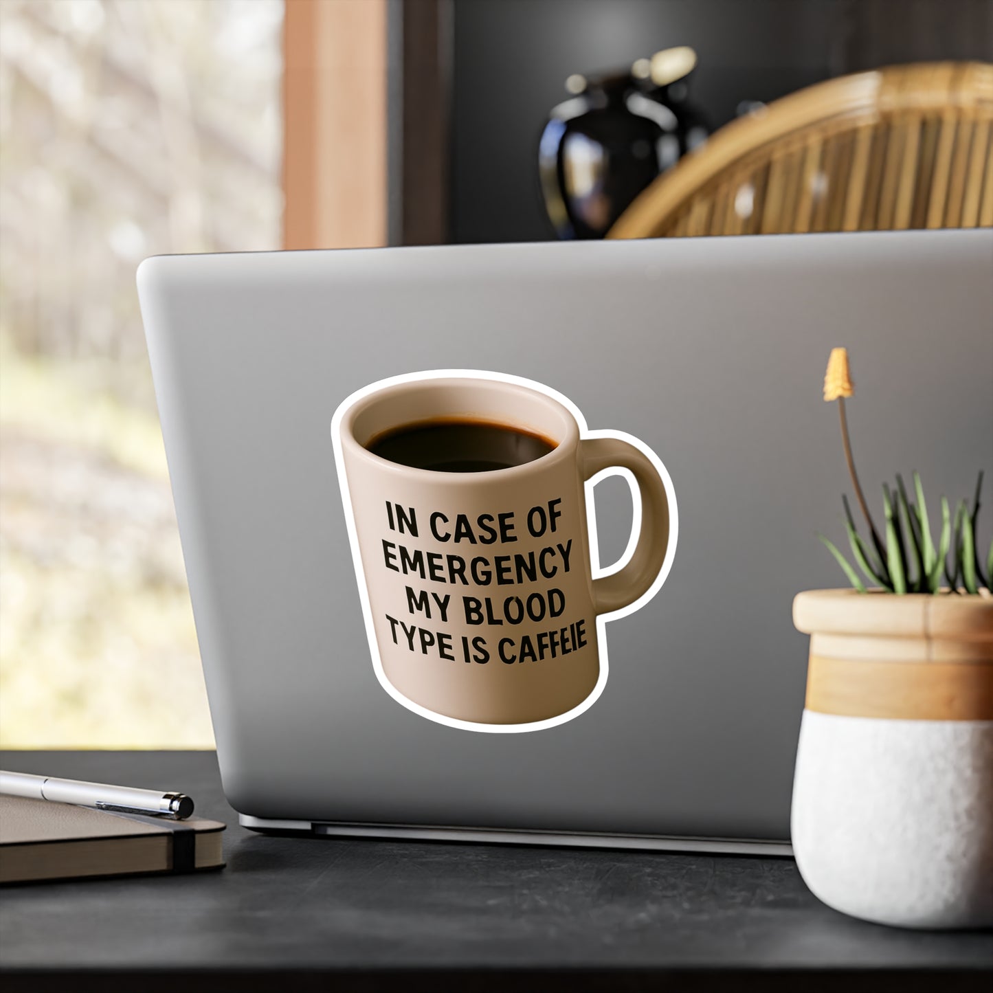 Blood Type Vinyl Decal